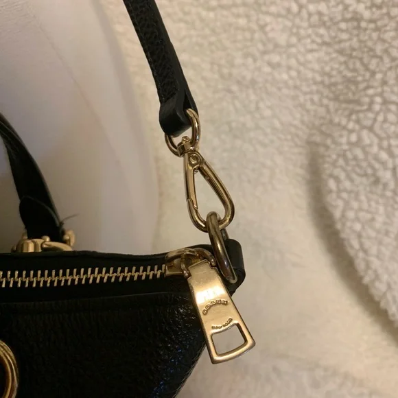 Coach Kacey Black Satchel - Picture 13 of 15